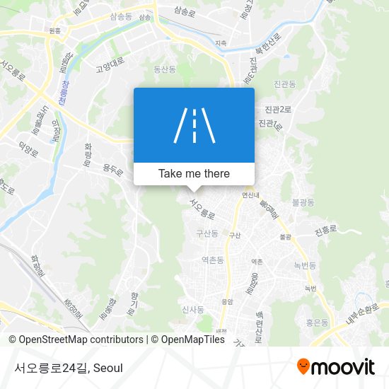 서오릉로24길 map