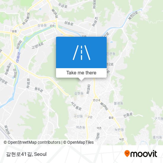 갈현로41길 map