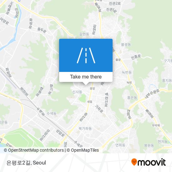 은평로2길 map