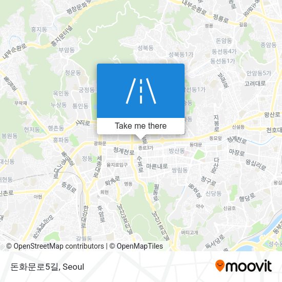 돈화문로5길 map