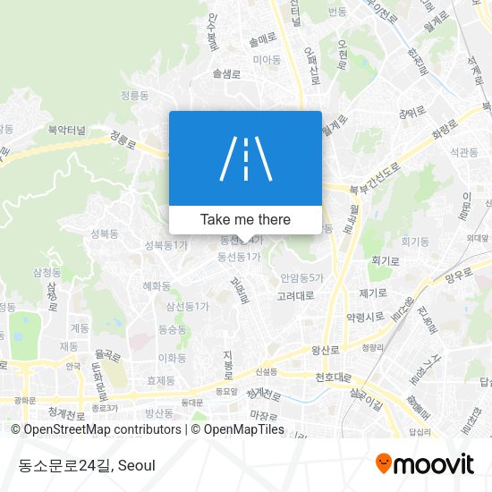 동소문로24길 map
