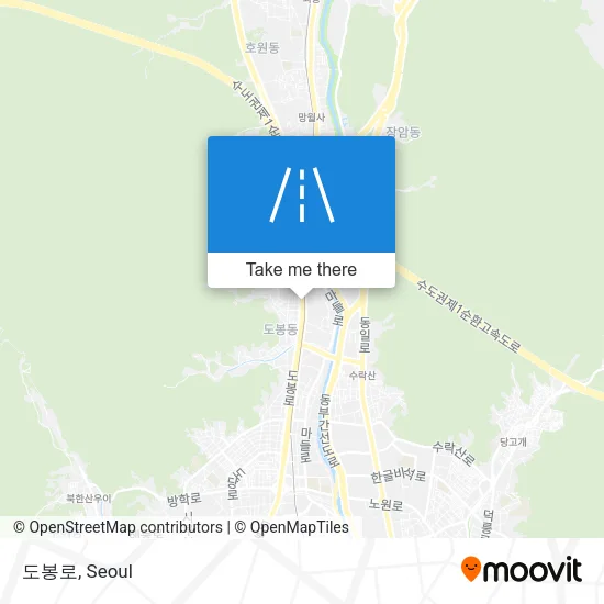 도봉로 map