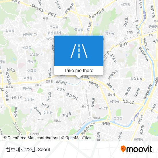 천호대로22길 map
