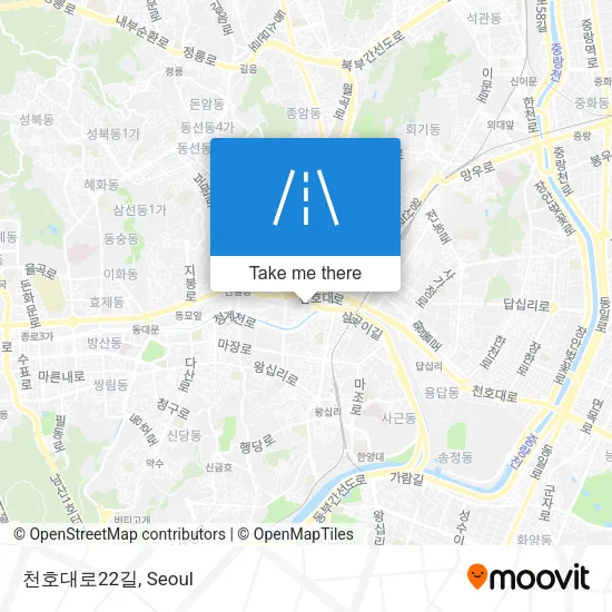 천호대로22길 map