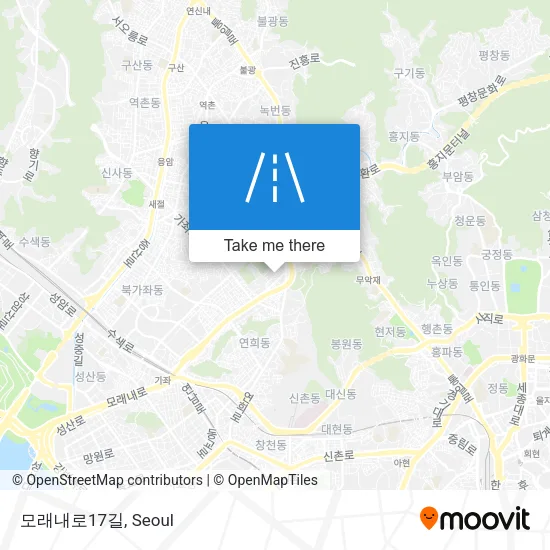 모래내로17길 map