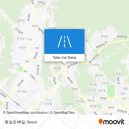 통일로48길 map