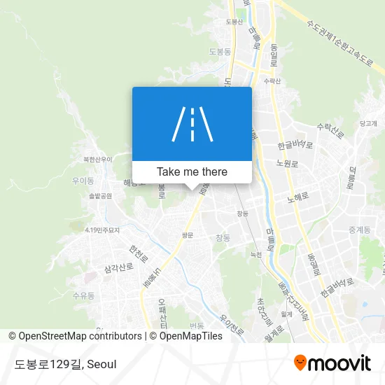 도봉로129길 map