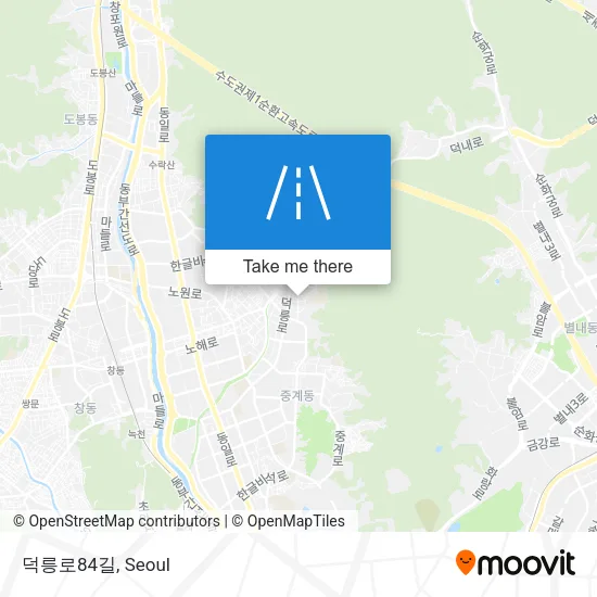 덕릉로84길 map