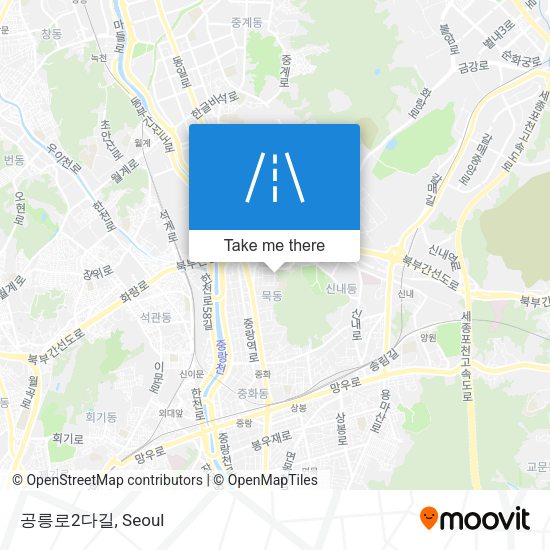 공릉로2다길 map