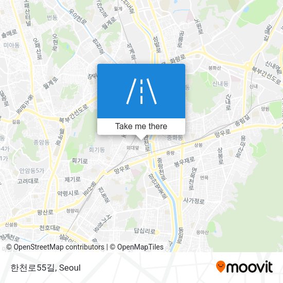 한천로55길 map