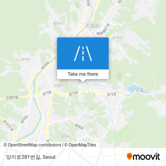 양지로281번길 map