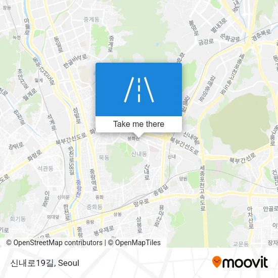 신내로19길 map