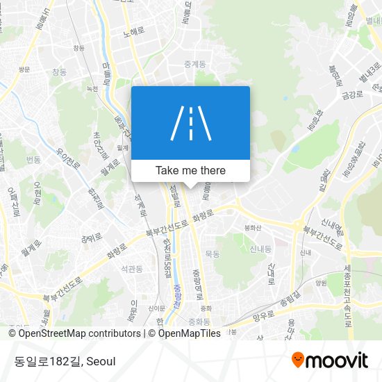 동일로182길 map