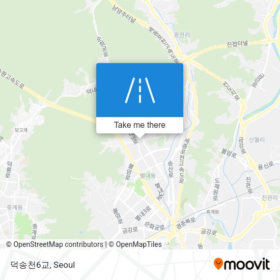 덕송천6교 map