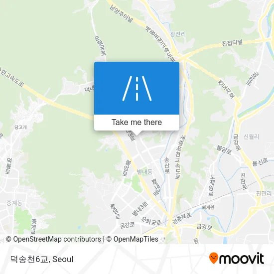 덕송천6교 map