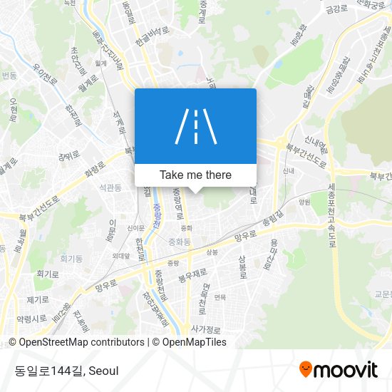 동일로144길 map