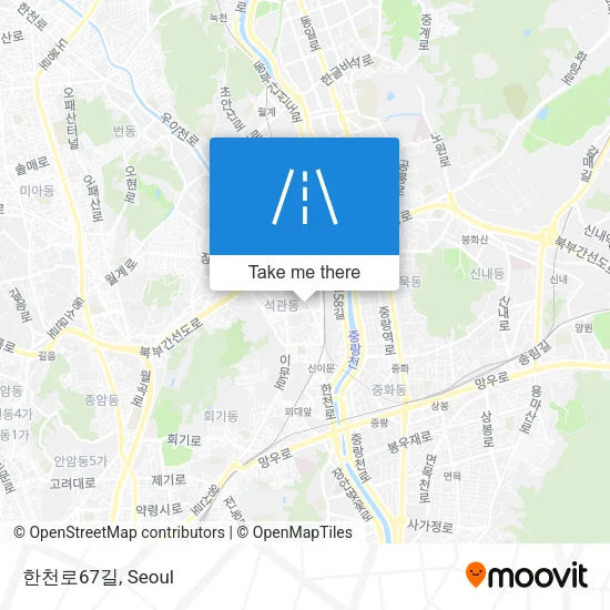 한천로67길 map