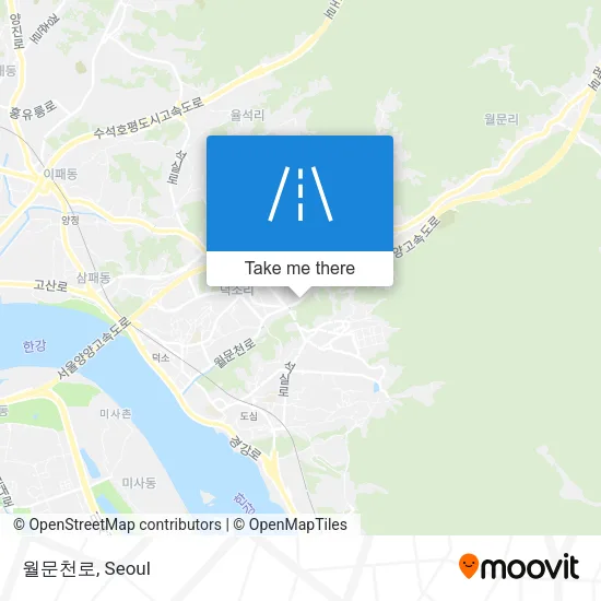 월문천로 map