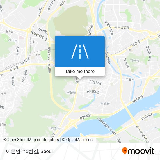 이문안로5번길 map
