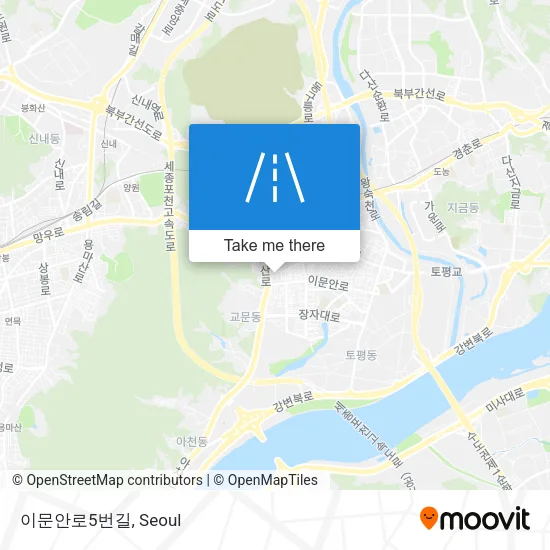 이문안로5번길 map