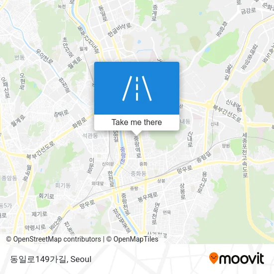 동일로149가길 map