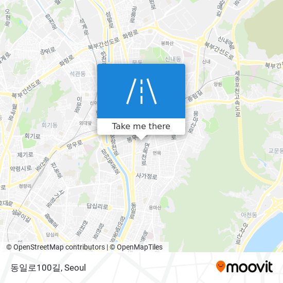 동일로100길 map