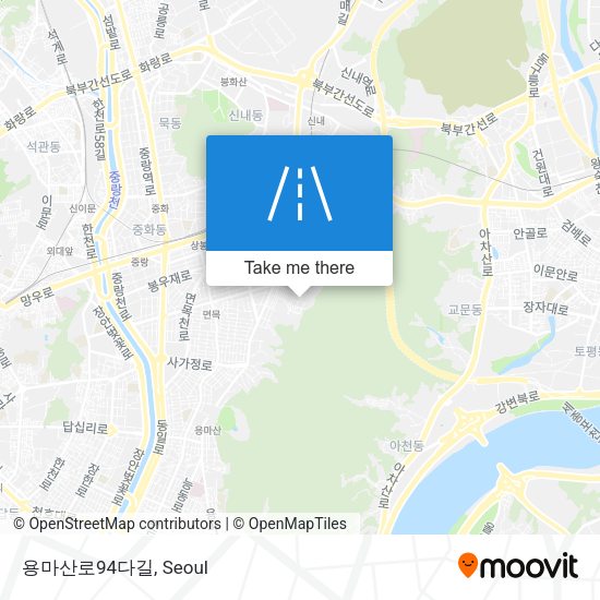 용마산로94다길 map