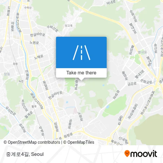 중계로4길 map