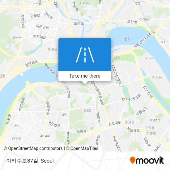아리수로87길 map
