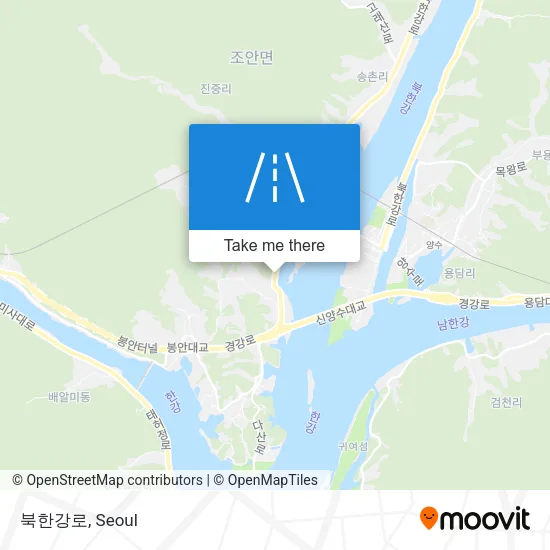 북한강로 map
