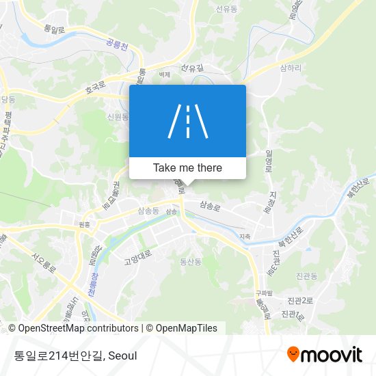 통일로214번안길 map