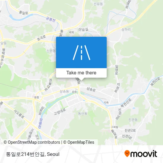 통일로214번안길 map