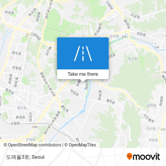 도래울3로 map