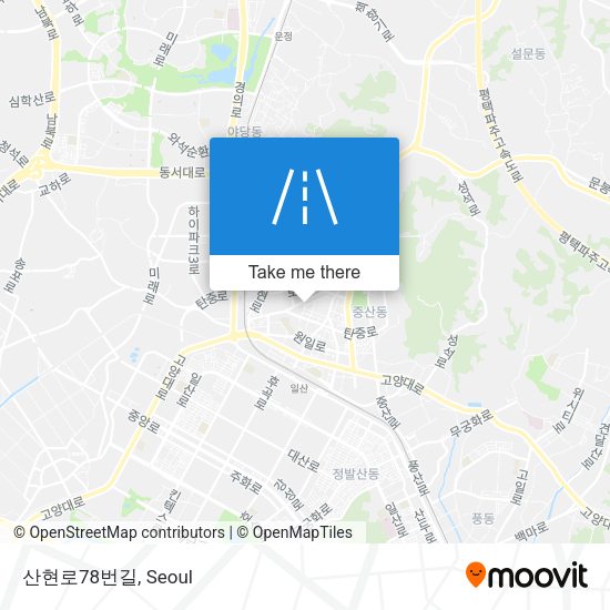 산현로78번길 map