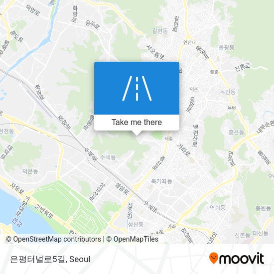 은평터널로5길 map