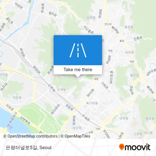 은평터널로5길 map
