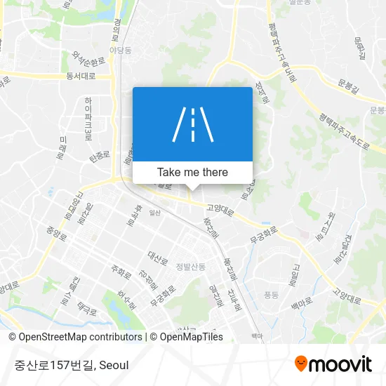 중산로157번길 map