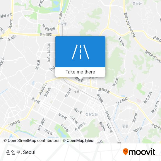 원일로 map