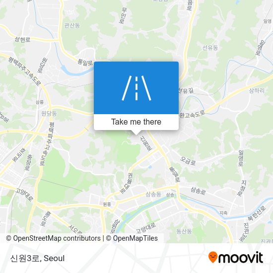 신원3로 map