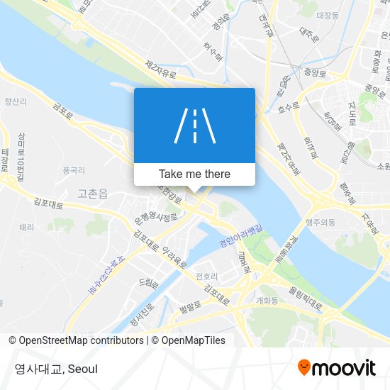 영사대교 map