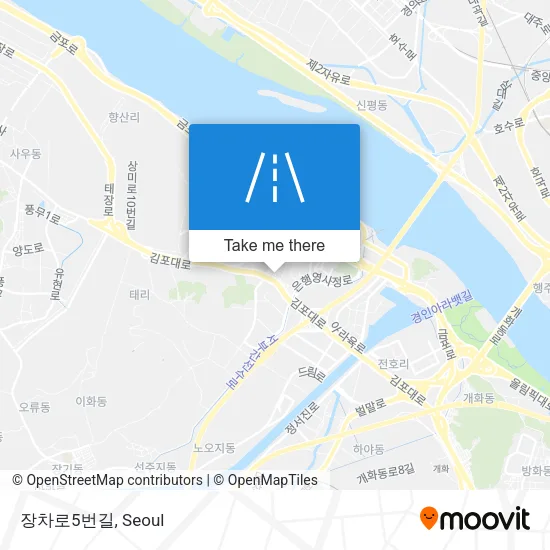 장차로5번길 map