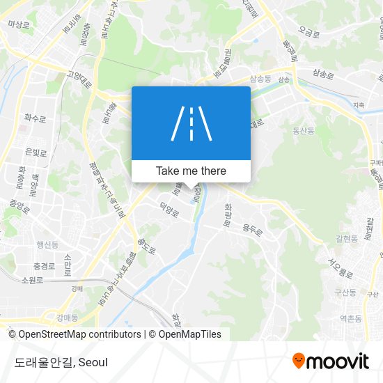 도래울안길 map
