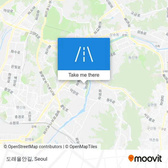 도래울안길 map