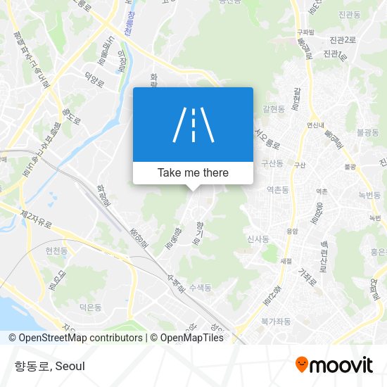 향동로 map