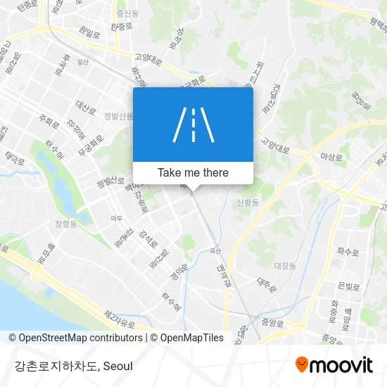 강촌로지하차도 map