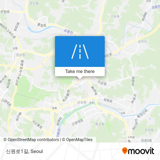 신원로1길 map