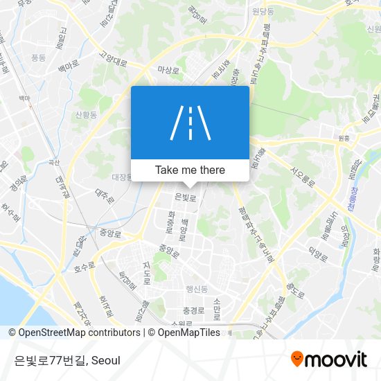 은빛로77번길 map