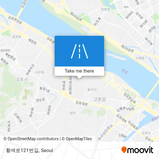 황색로121번길 map