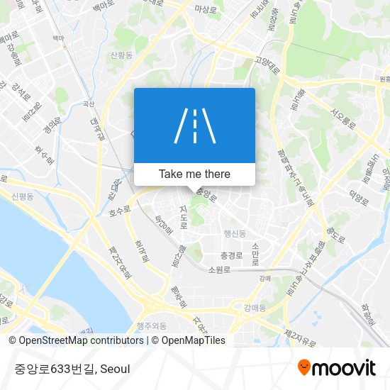 중앙로633번길 map