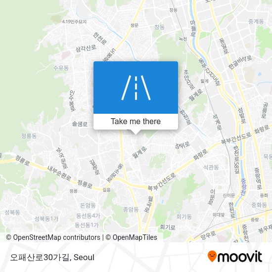 오패산로30가길 map